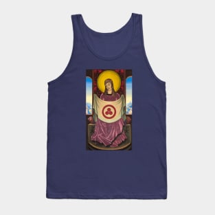 Madonna Oriflamma by Nicholas Roerich Tank Top